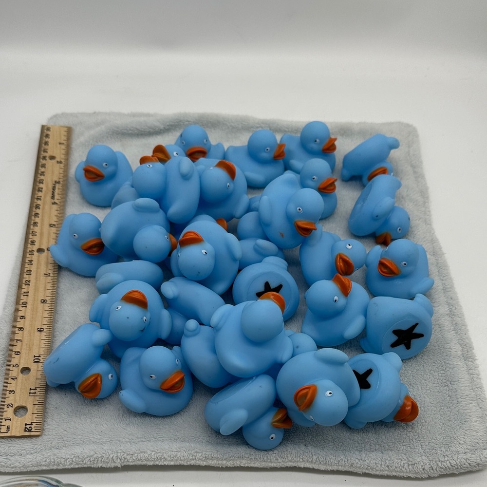 Floating Duckies For Boys Baby Shower, Party Favors, Kids Gifts-Color Blue